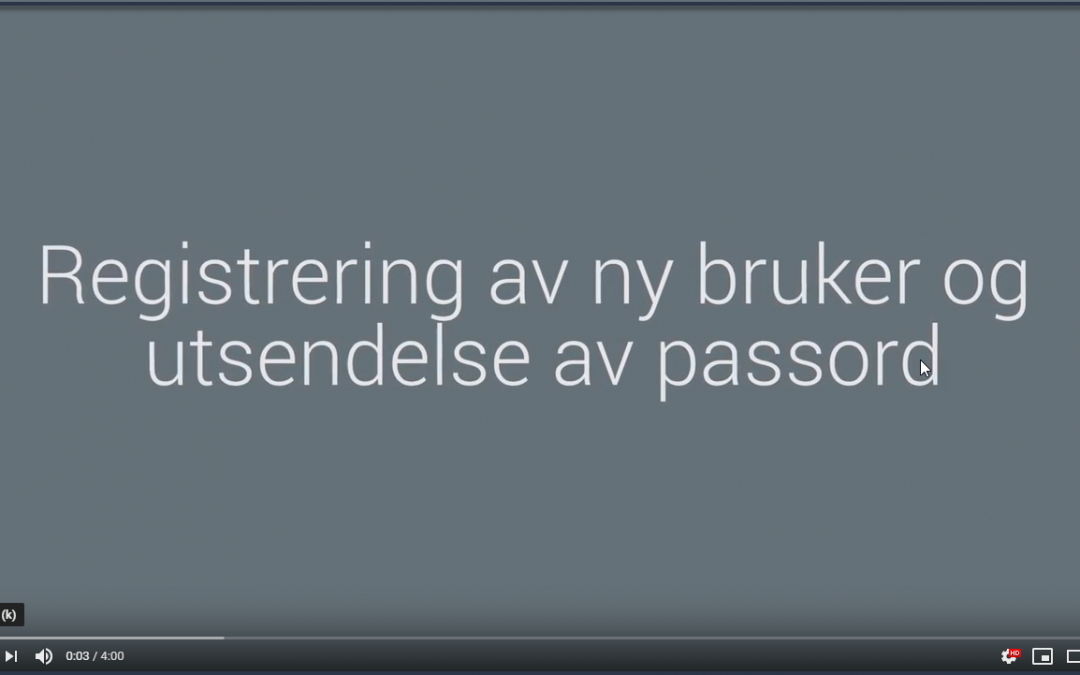 Legg til ny bruker – Video