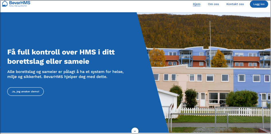 BevarHMS får nye innloggingssider