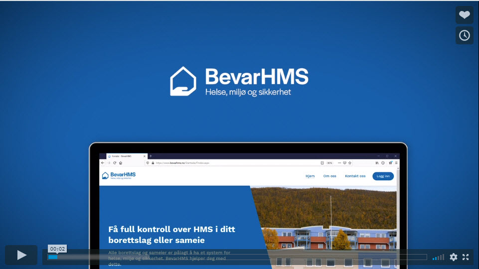 Demo av BevarHMS – til fri bruk