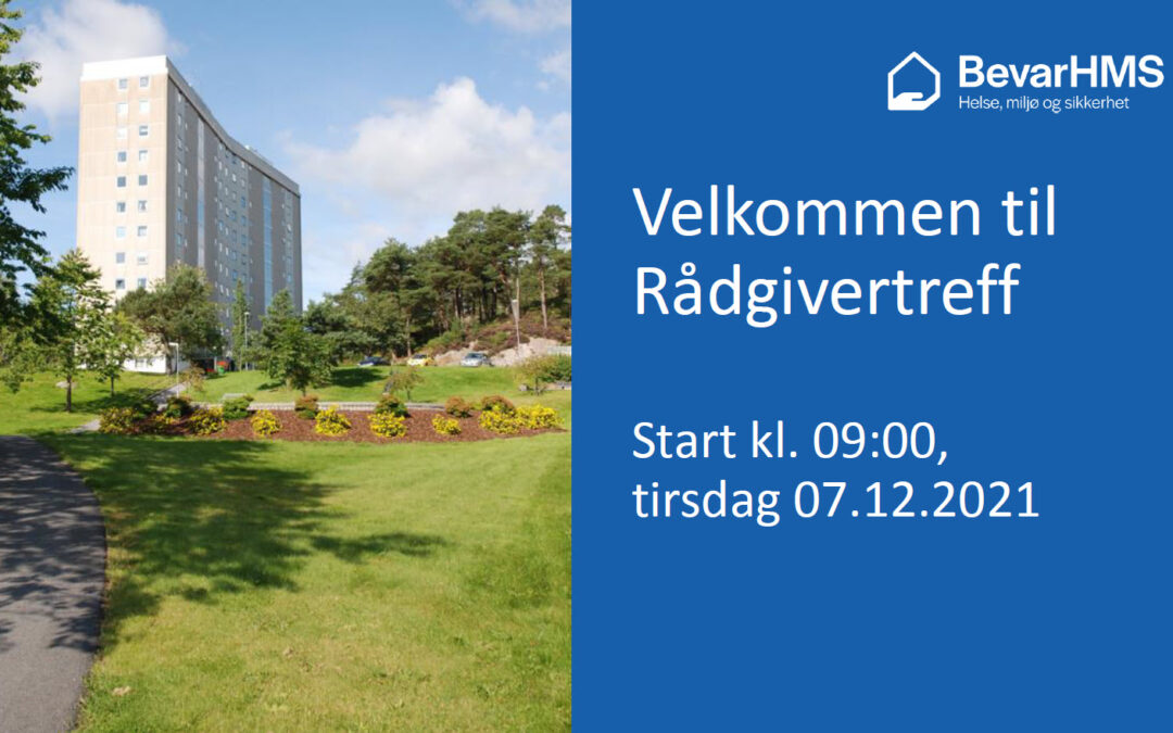 Presentasjon fra rådgivertreffet 7. desember