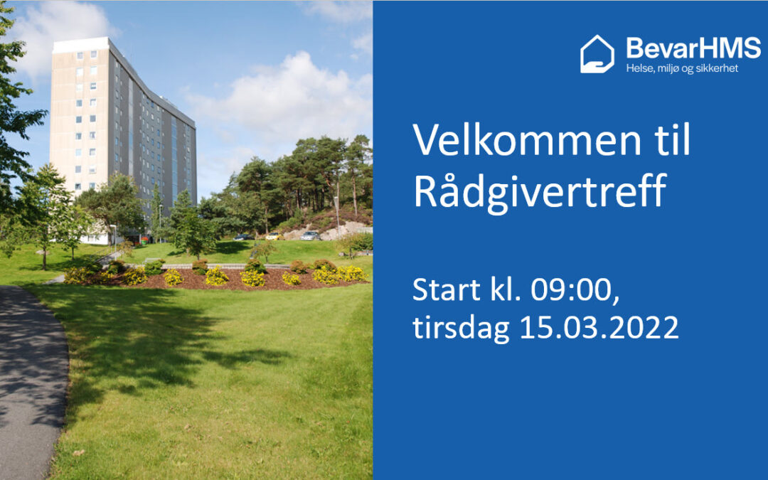 Presentasjon fra rådgivertreffet 15. mars 2022