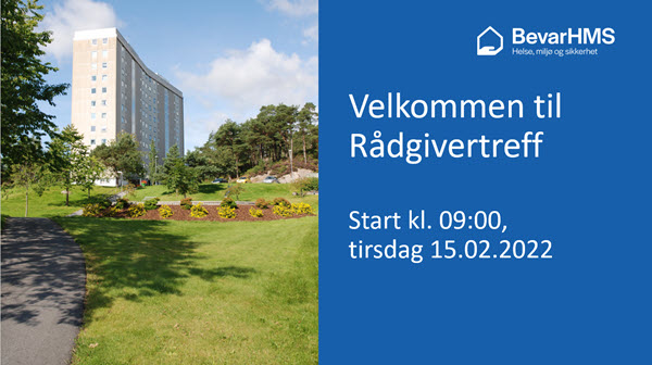 Presentasjon fra rådgivertreffet 15. februar