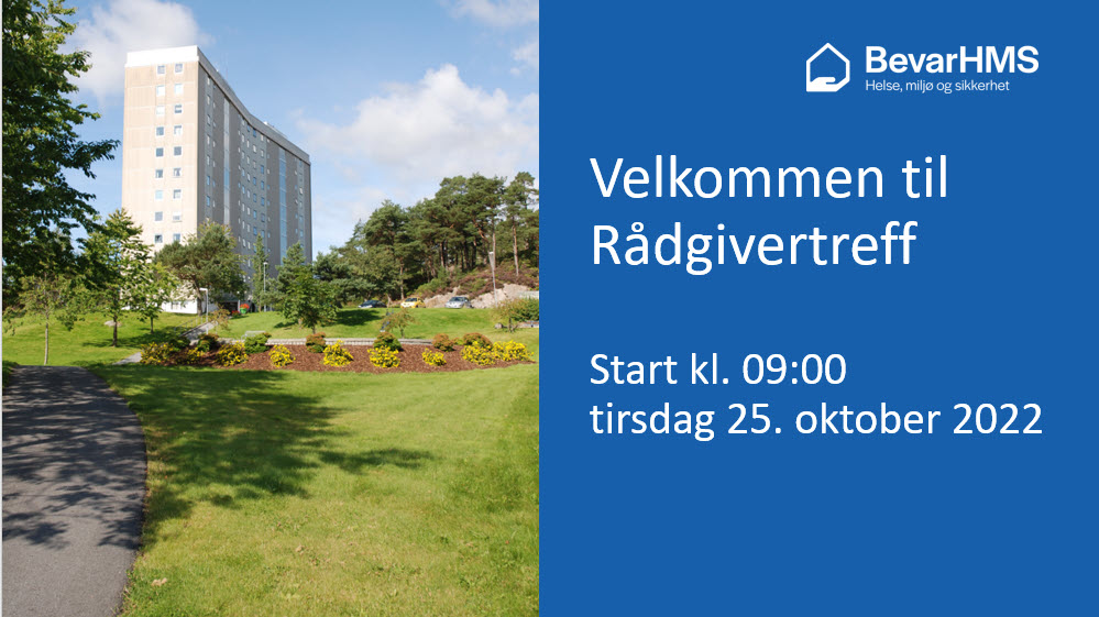 Velkommen til rådgivertreff 25. oktober – Tema er skadedyr