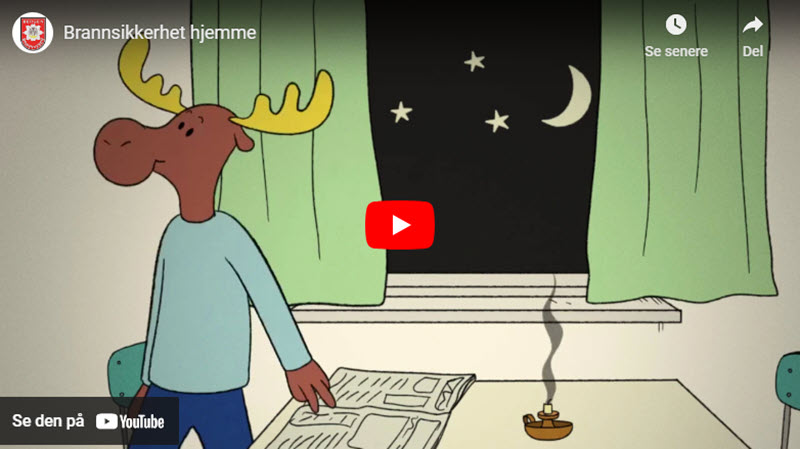 Animasjonsfilm om brannvern